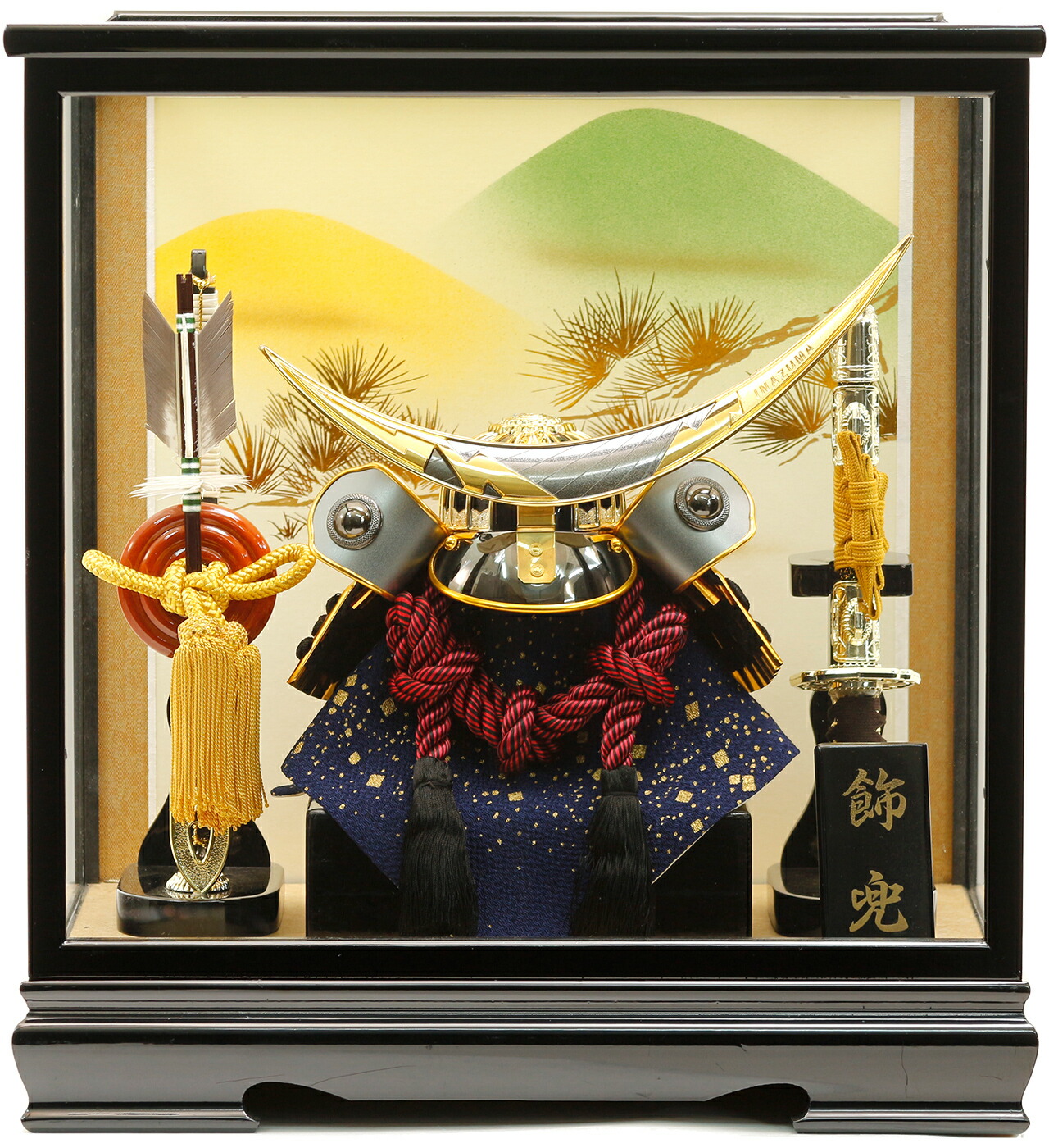 選べる3タイプ】五月人形 兜ケース飾り【P93207】上杉謙信公/伊達政宗