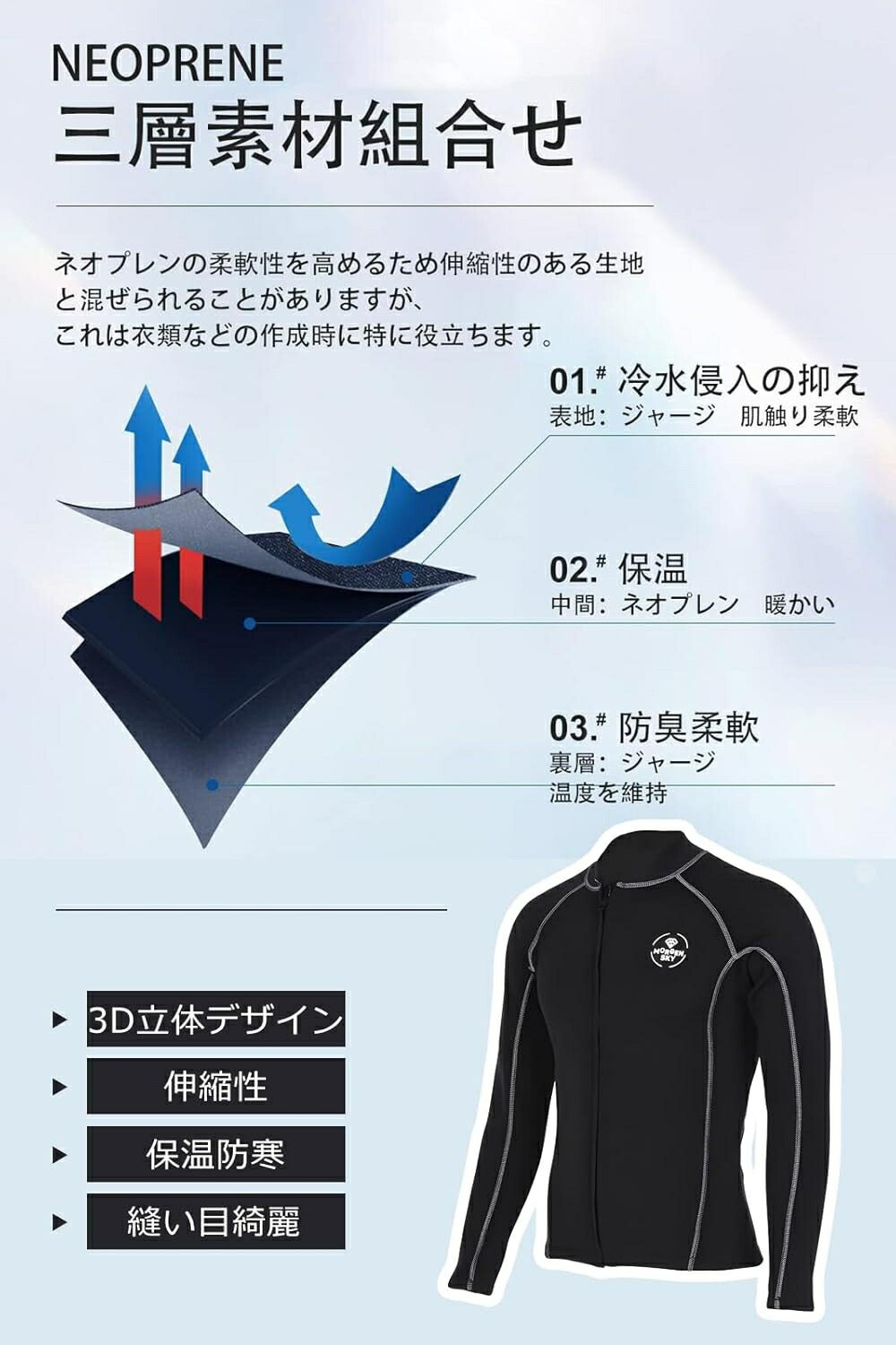 楽天市場】＼300coupon+10P／☆即納有り☆ MORGENSKY 2mm ウェット