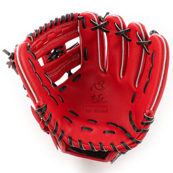 楽天市場】軟式グローブ / ハイゴールド 内野手 軟式グラブ 右投げ 心