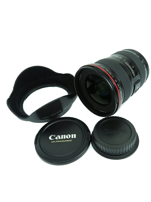 Canon】キヤノン『EF17-40mm F4L USM』EF17-404L 防塵・防滴 軽量