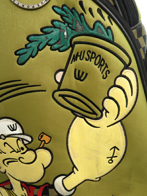 M・U SPORTS】エムユースポーツ『ポパイ キャディバッグ』ゴルフバッグ