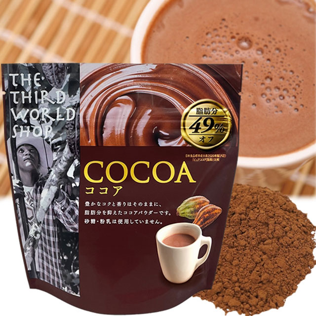 楽天市場】第3世界ショップ 純ココア〔低脂肪タイプ〕 110g : 人と地球