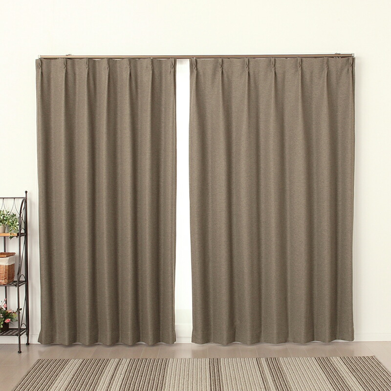 1級遮光防炎カーテン5089グレーブラウンの写真【カーテン天国】