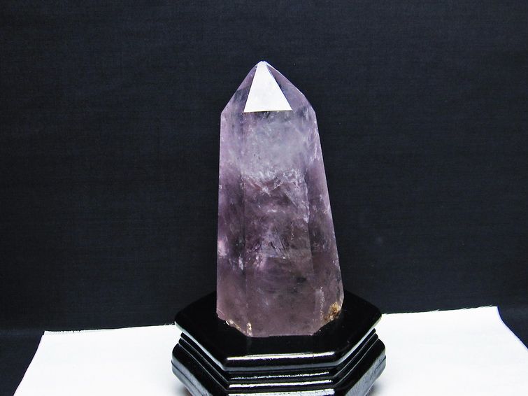 楽天市場】アメジスト 六角柱 アメシスト ポイント 原石 置物 紫水晶