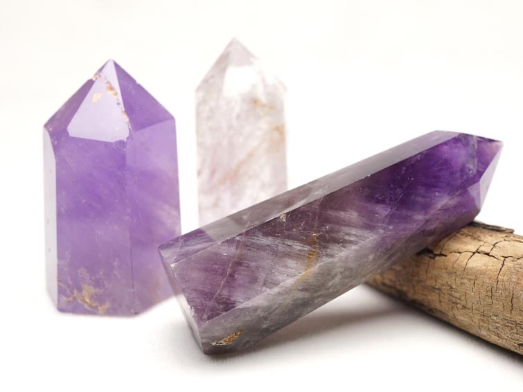 楽天市場】アメジスト ポイント アメジスト 六角柱 1個 約26g〜40g