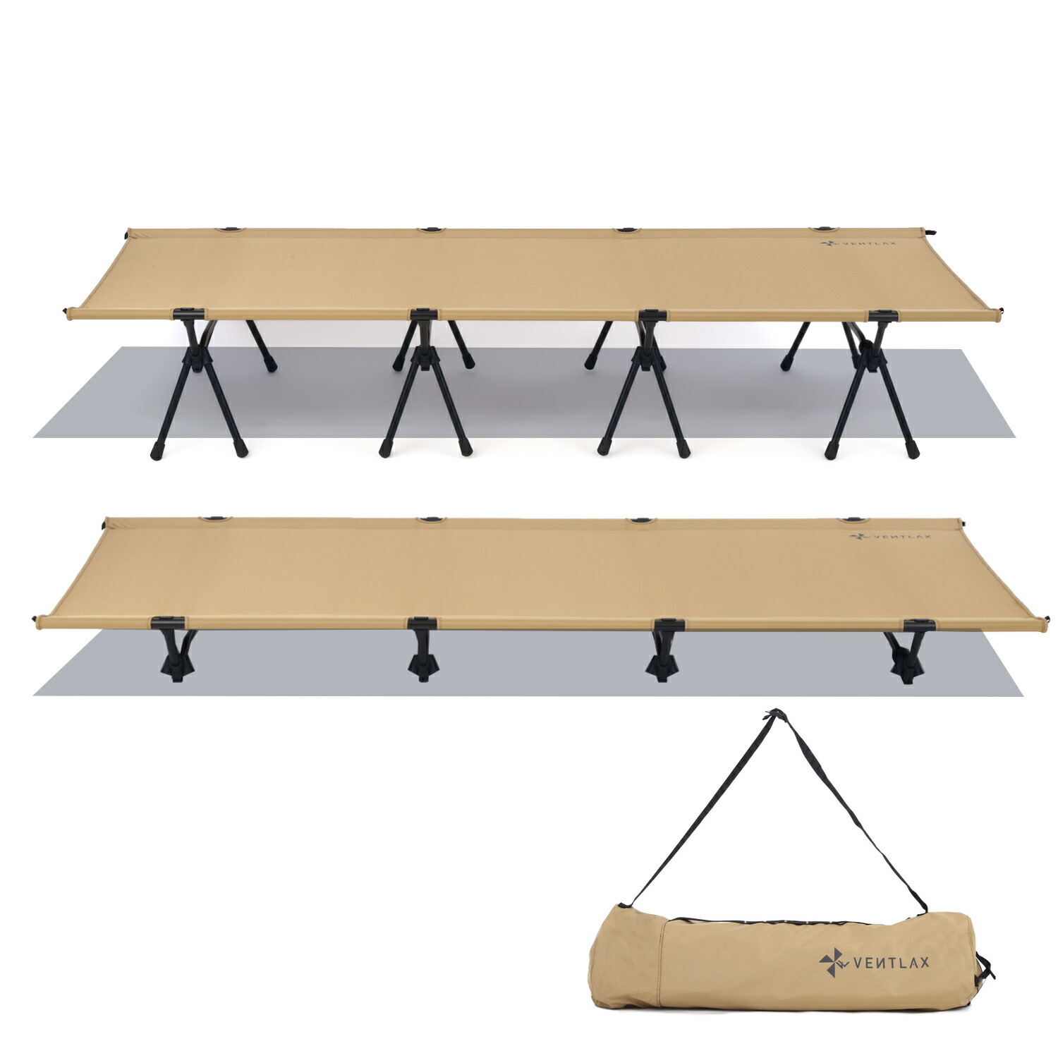 楽天市場】【公式】VENTLAX ヴェントラクス 2WAY ADJUSTABLE COT WIDE