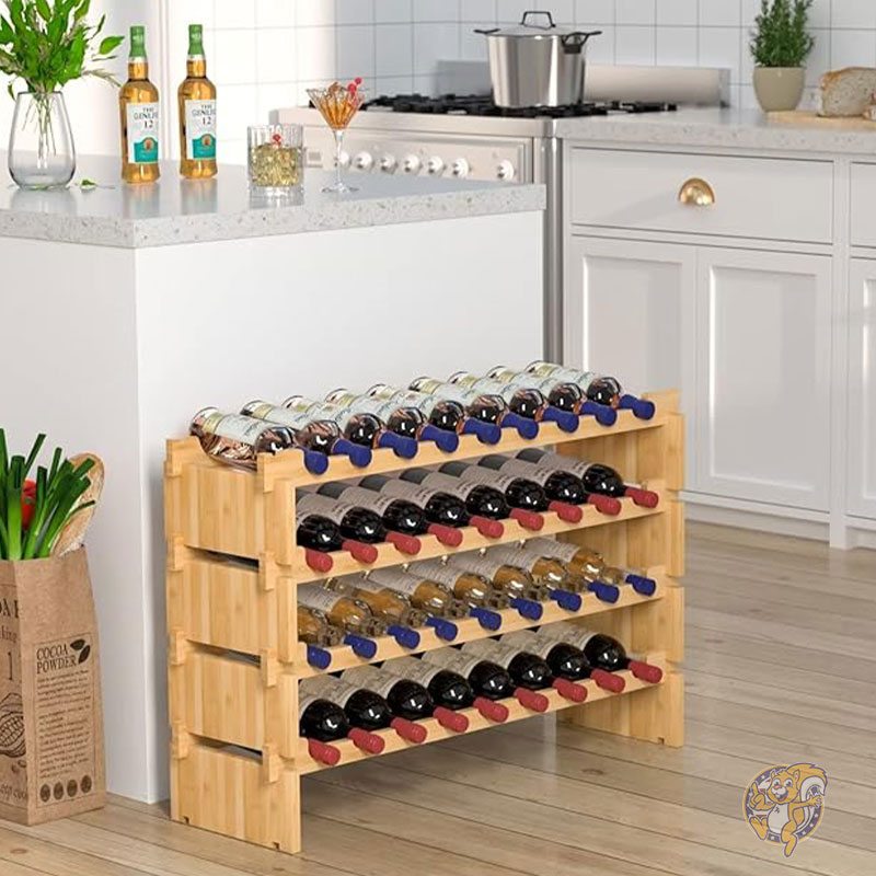 楽天市場】【最大2000円クーポン4日から】ワインラック 自立式フロア
