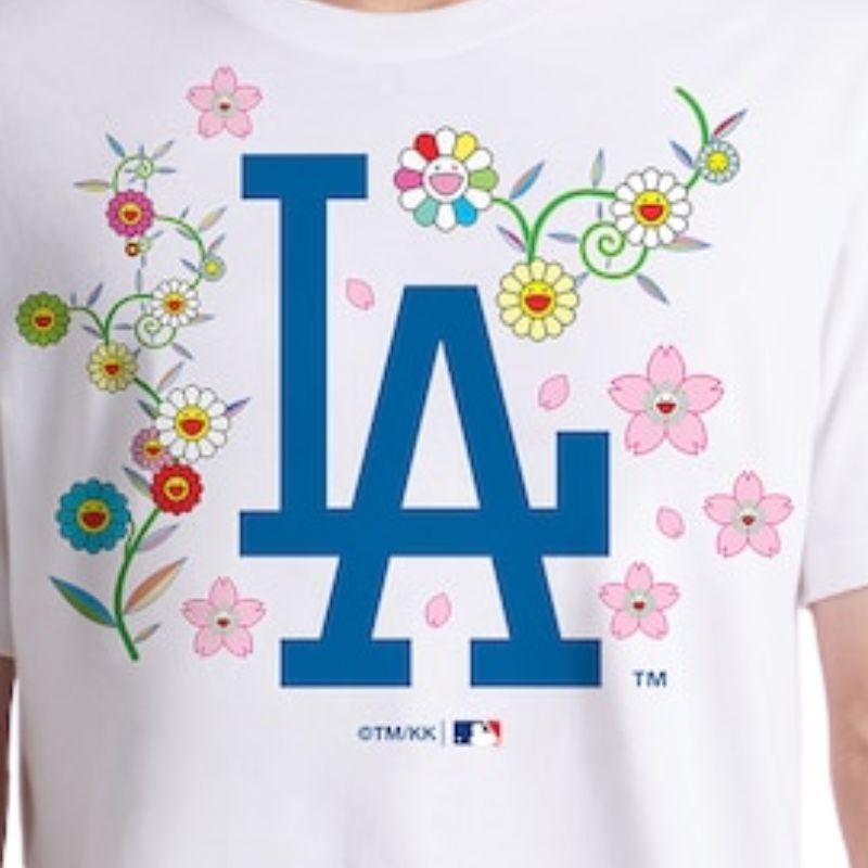 楽天市場】【最大2000円クーポン4日から】村上隆 ×ドジャース Tシャツ