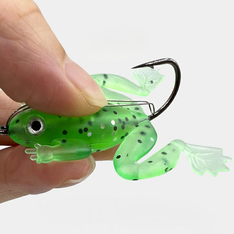 楽天市場】送料無料 ハードルアー 3個セット フロッグ カエル ルアー