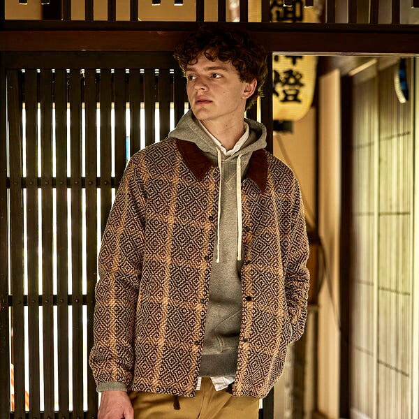 ステュディオ・ダルチザン STUDIO D'ARTISAN 4618 柿渋野良着刺し子