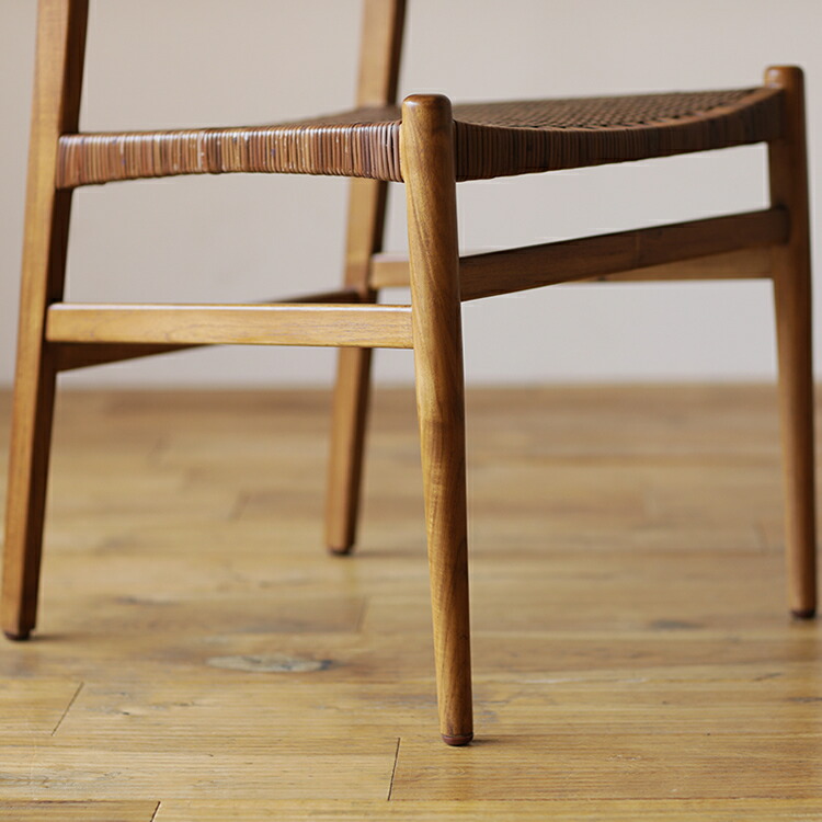 楽天市場】ダイニングチェア WICKER／BR ブラウン チェア 椅子