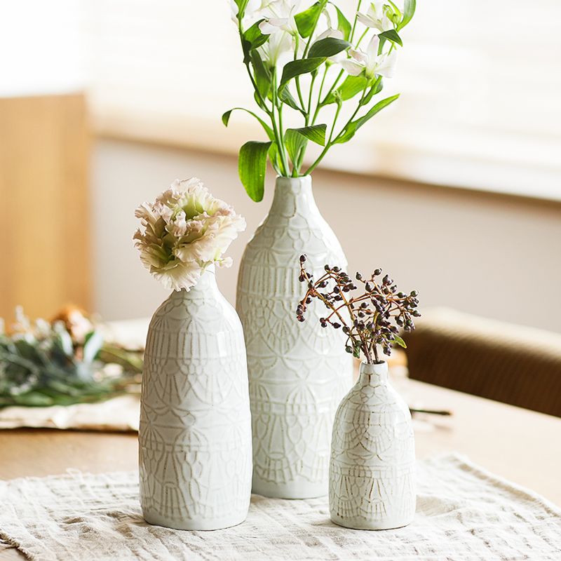 楽天市場】フラワーベース 花瓶 一輪挿し 波佐見焼 Doily Lサイズ 北欧