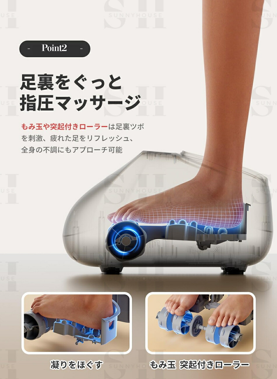 楽天市場】2024最新版6Dフットマッサージャーマッサージ器 フット