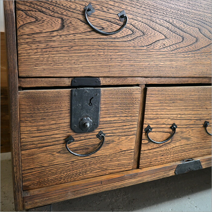 楽天市場】一点物 明治末期〜大正期 和箪笥リメイク ローチェスト 欅