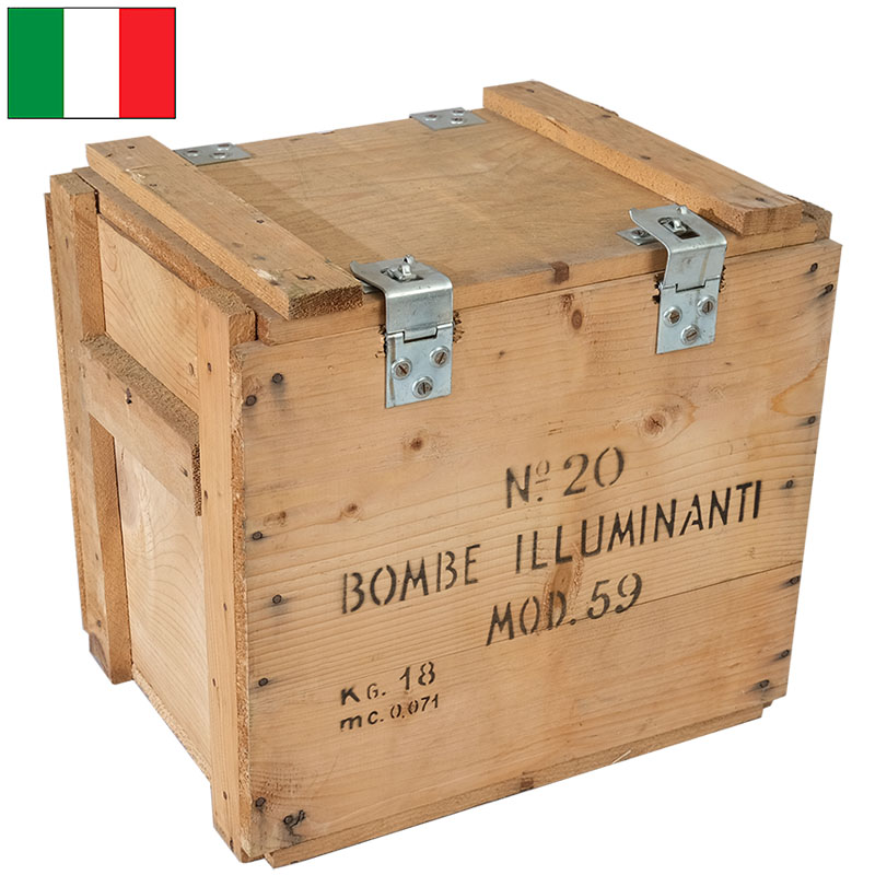 楽天市場】イタリア軍 BOMBE ILLUMINANTI ウッドボックス USED BX197UN
