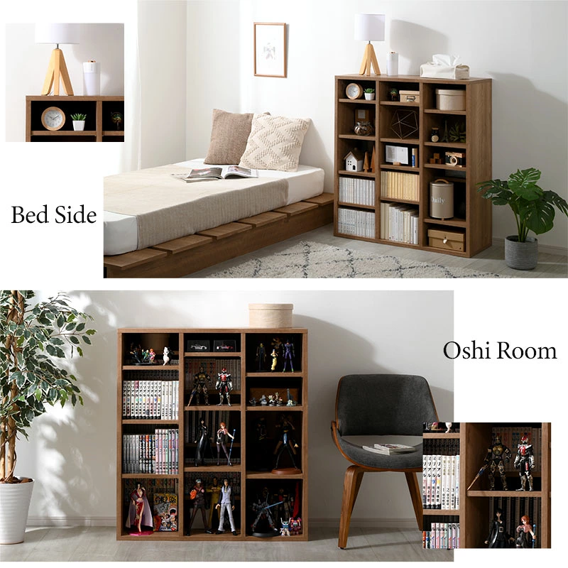 ディスプレイシェルフ ブックシェルフ 幅90cm リューミー 家具通販