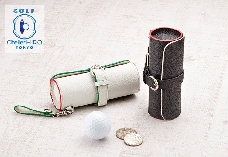 楽天市場】atelier hiro アトリエ・ヒロ 筒型ゴルフボールケース