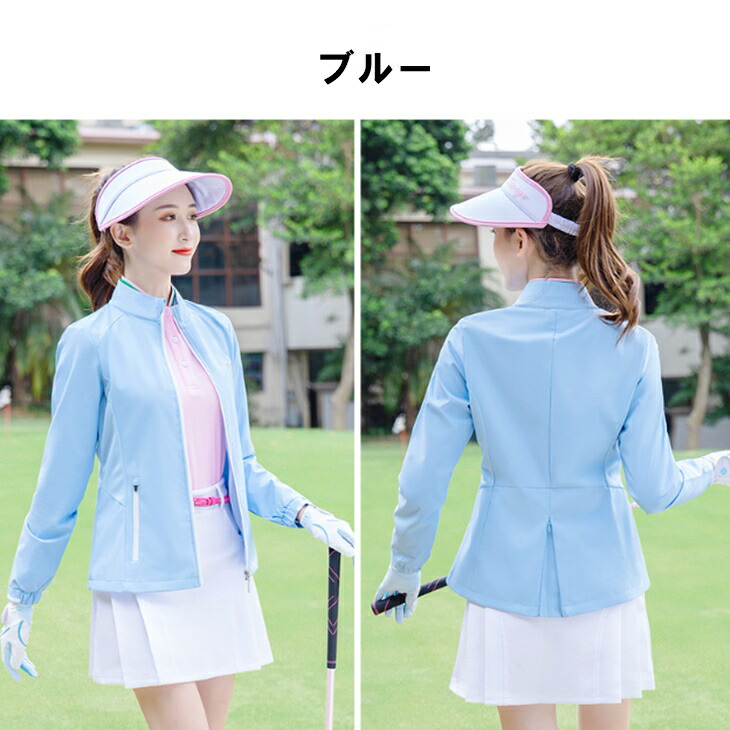 楽天市場】レディース ゴルフウエア ジャンパー ウインドブレーカー