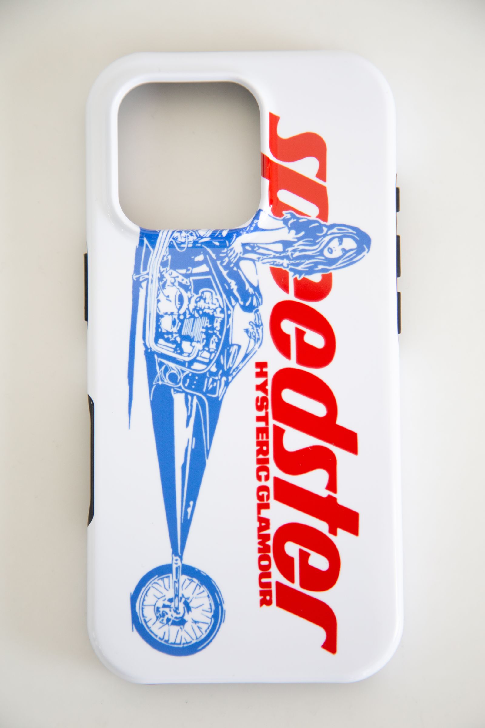 HYSTERIC GLAMOUR - SPEEDSTER iPhoneカバー / ホワイト | Tempt