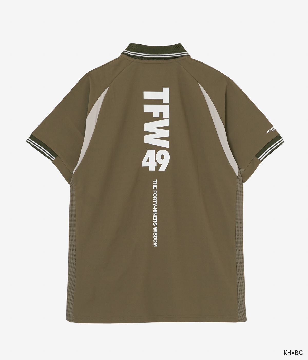 TFW49 - LINE SLEEVE POLO | ポロシャツ | チャコール×チャコール