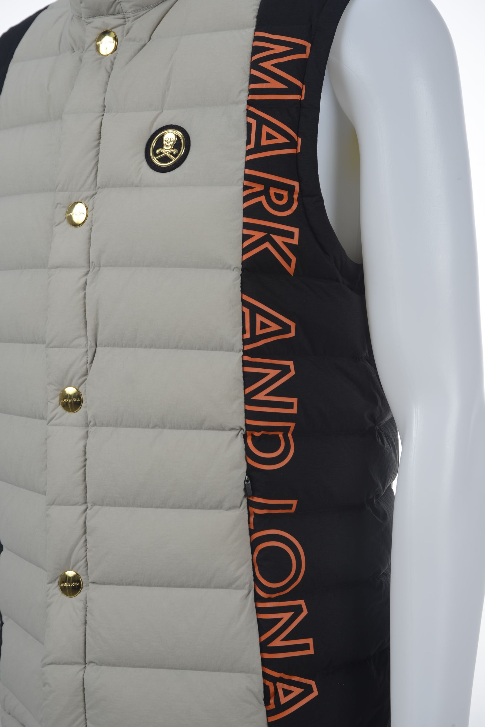 MARK&LONA - エレガントスタイル ライトダウンベスト | グレー