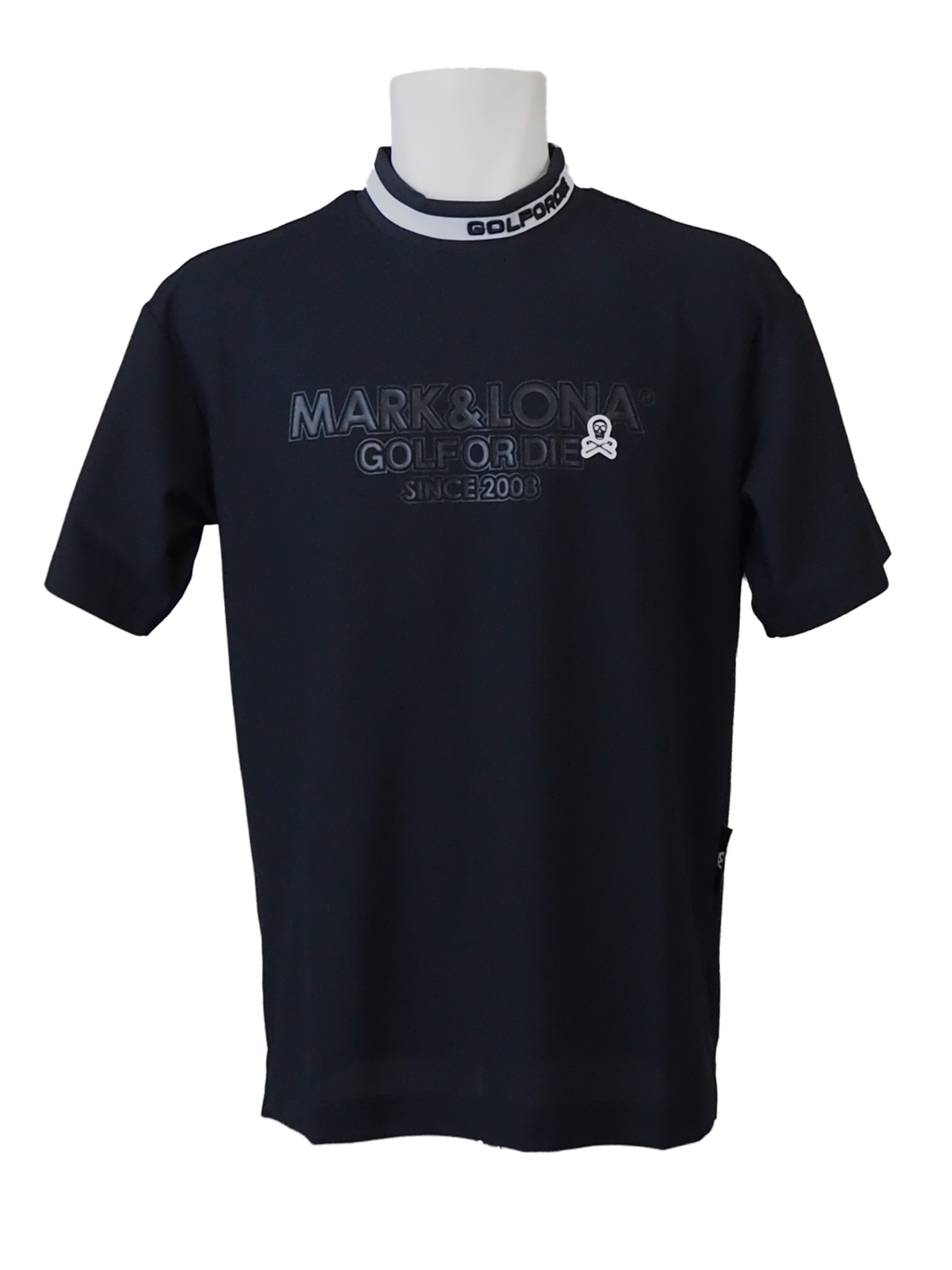 新品 2023ss 高年式 MARK&LONA モックネック Tee ゴルフ MARK & LONA