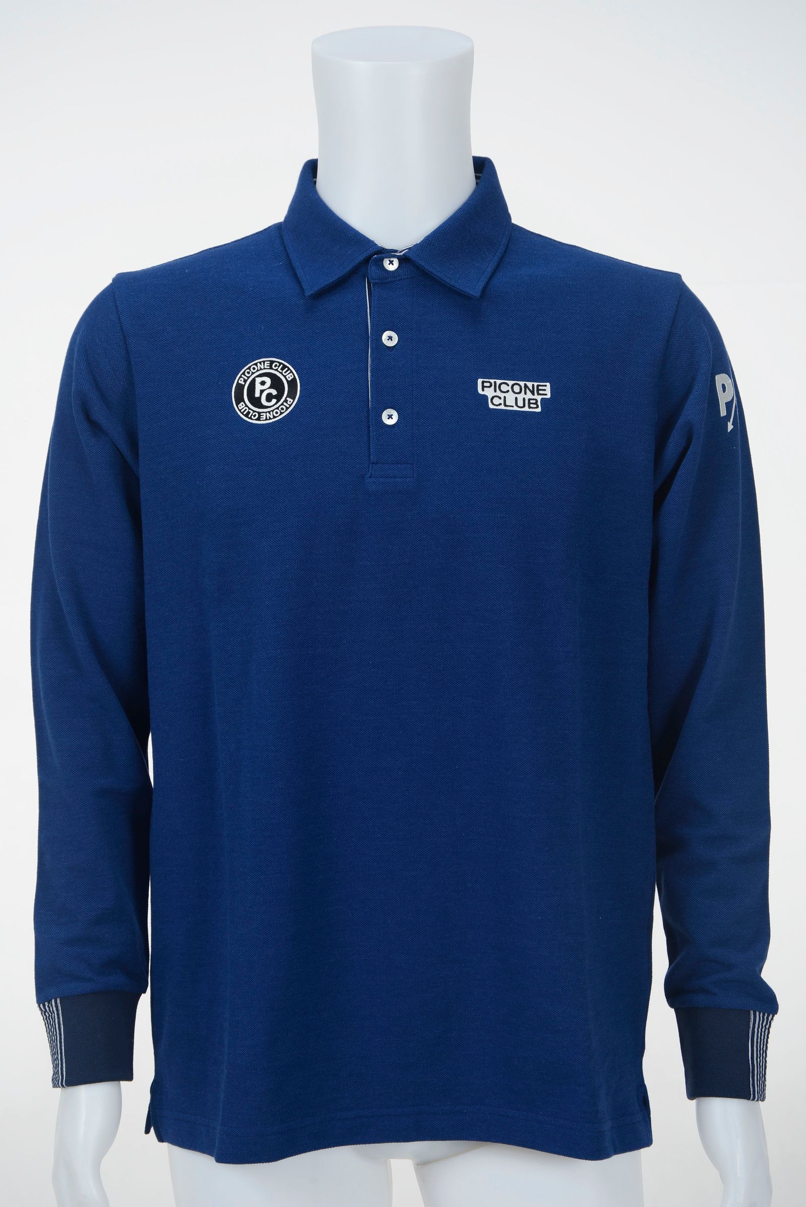 picone club - 長袖ポロシャツ | ネイビー | メンズ | ゴルフウェア