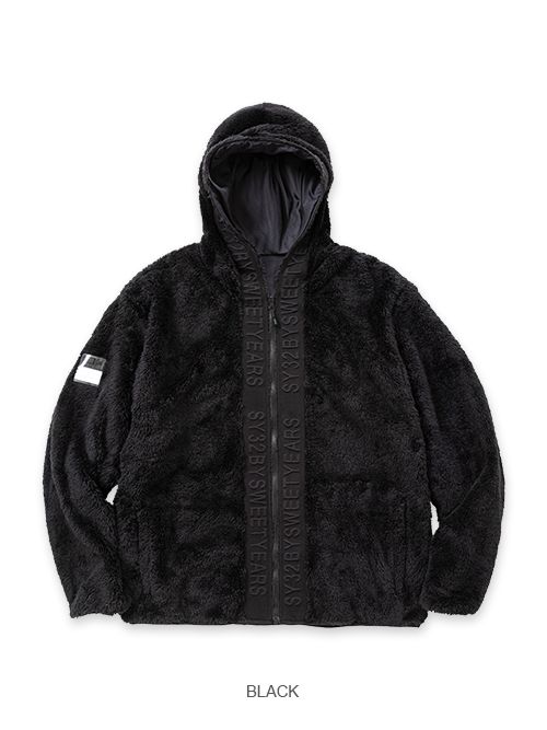 SY32 by SWEET YEARS - BOA FLEECE JACKETパーカーブルゾンNAVY 【SY32