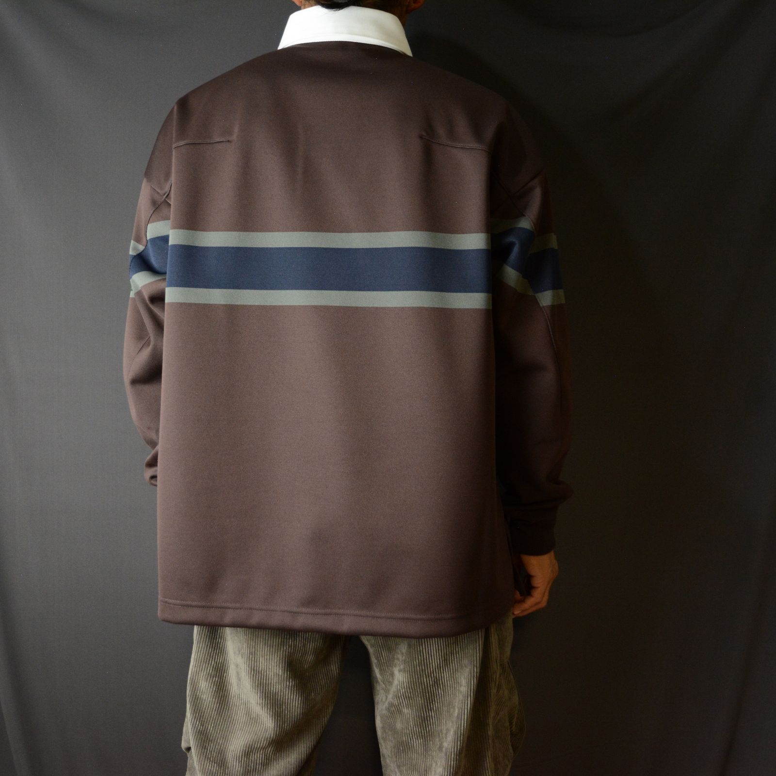 N.HOOLYWOOD - LAGER SHIRT （BROWN） / ラガーシャツ （ブラウン