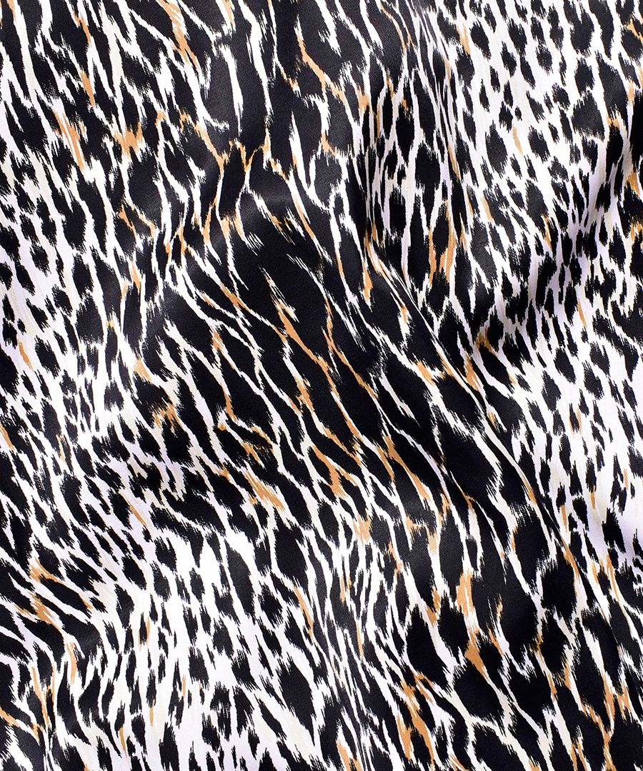 MINEDENIM - Leopard RC. Satin Rib Zip Blouson （WPT） レオパード