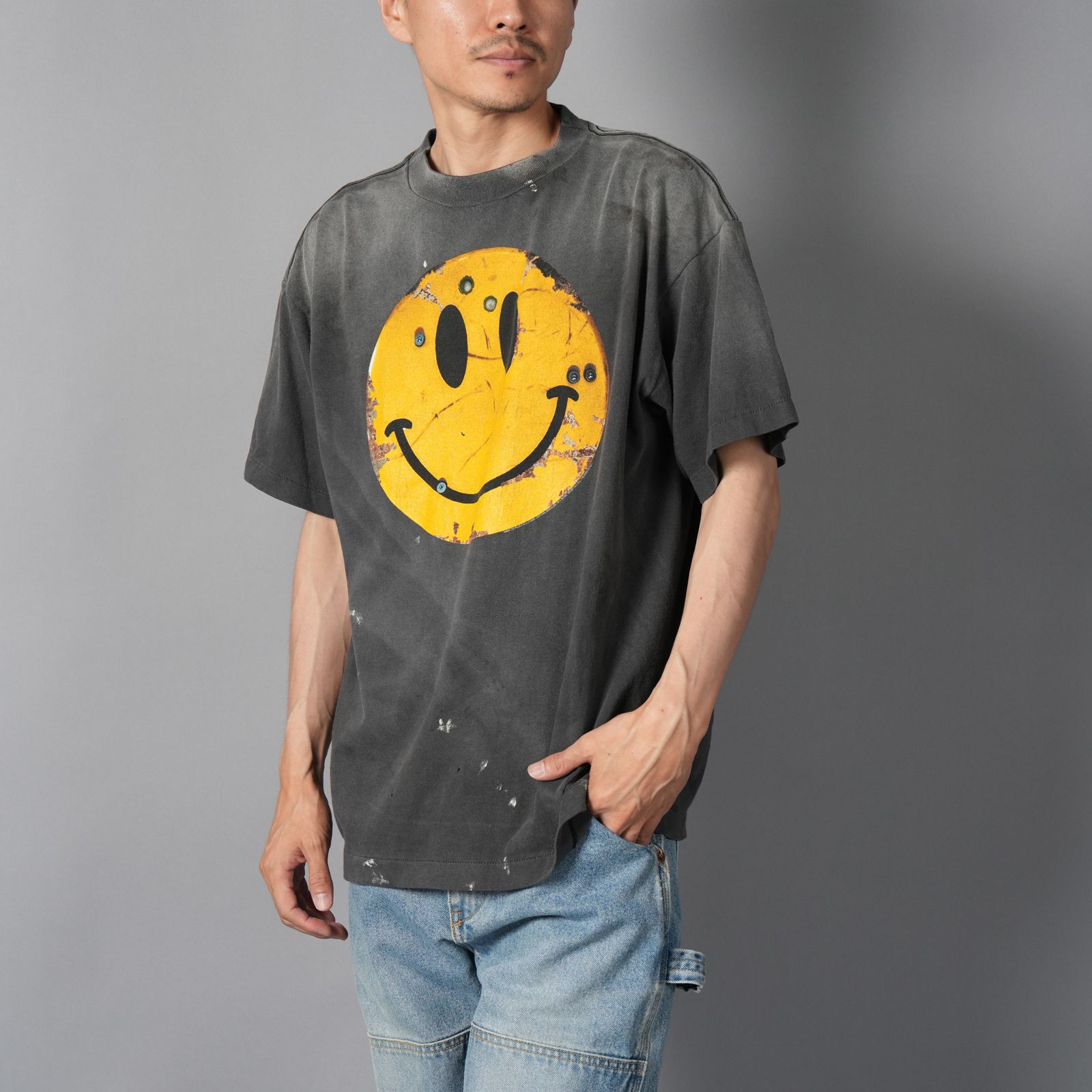 SAINT M×××××× - 【コラボ】SM-HR1-0000-C01 / KLF_SS TEE / SMILE