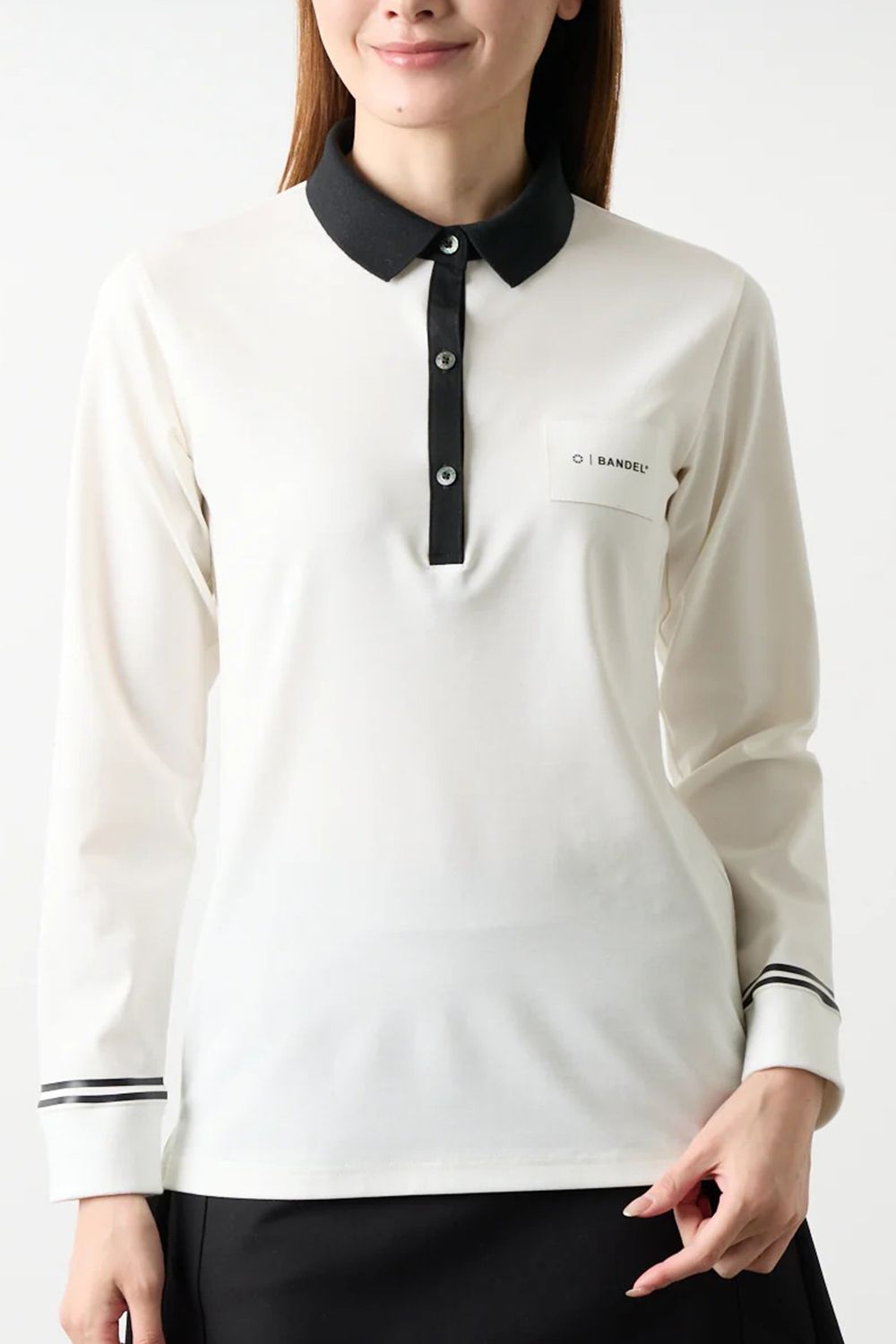 BANDEL GOLF - 【25AW】【レディース】 BICOLOR POLO / バイカラー長袖