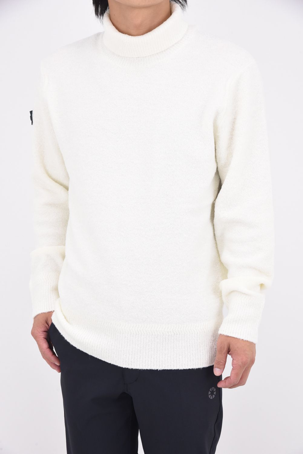 BRIEFING - 【25AW】 BOUCLE YARN TURTLENECK KNIT / ブークレヤーン