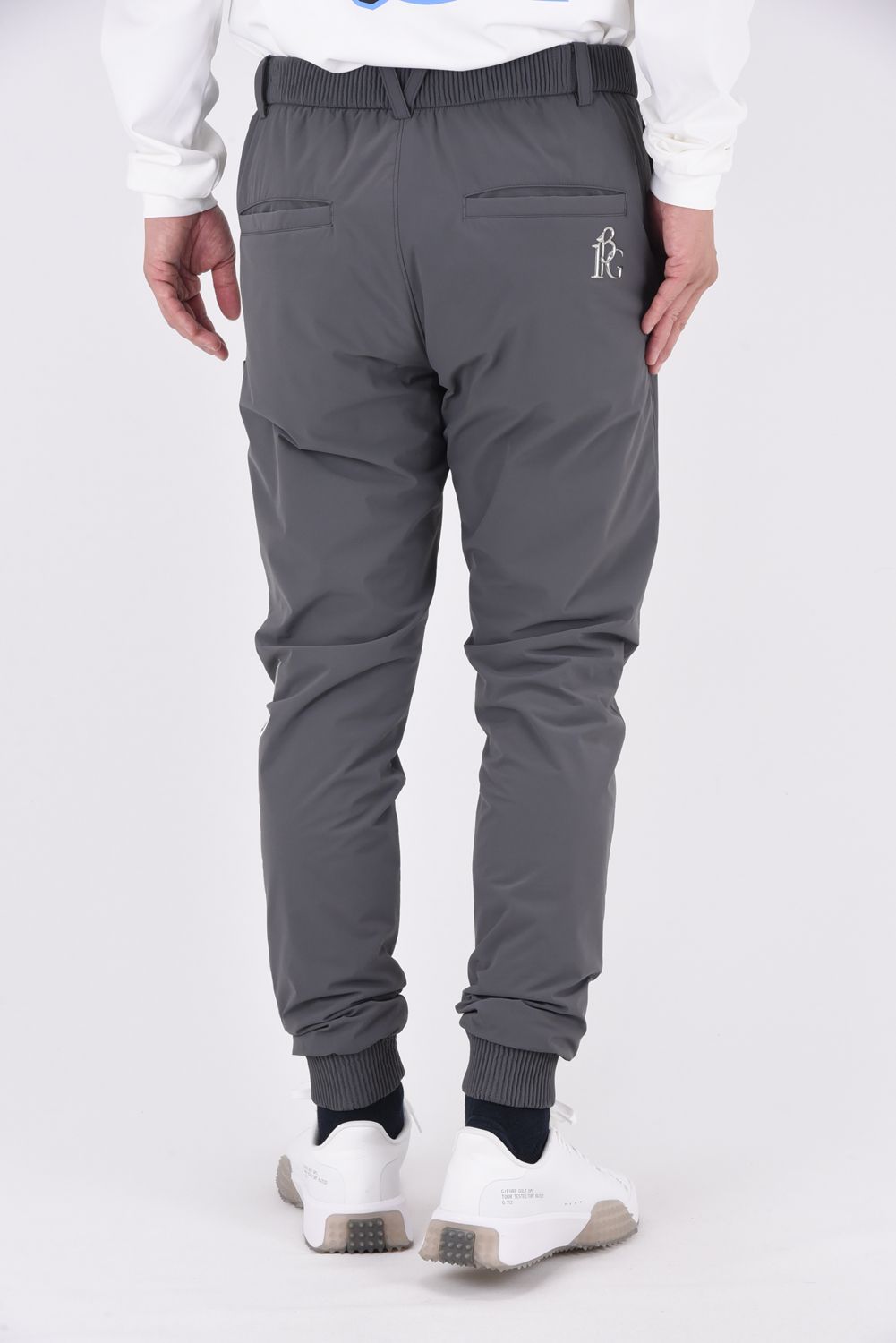 1PIU1UGUALE3 GOLF - RIB PANTS / ポーラテック リブパンツ (グレー