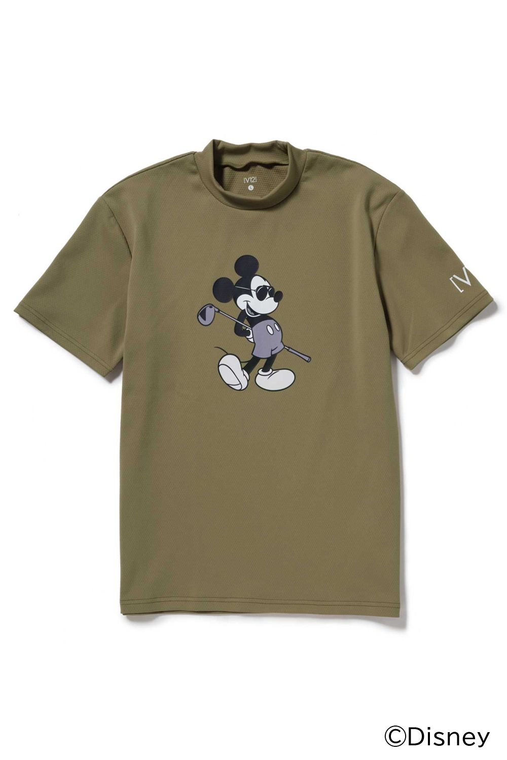 V12 - 【25SS】 SM MOCK / ミッキーマウス モックネックTシャツ