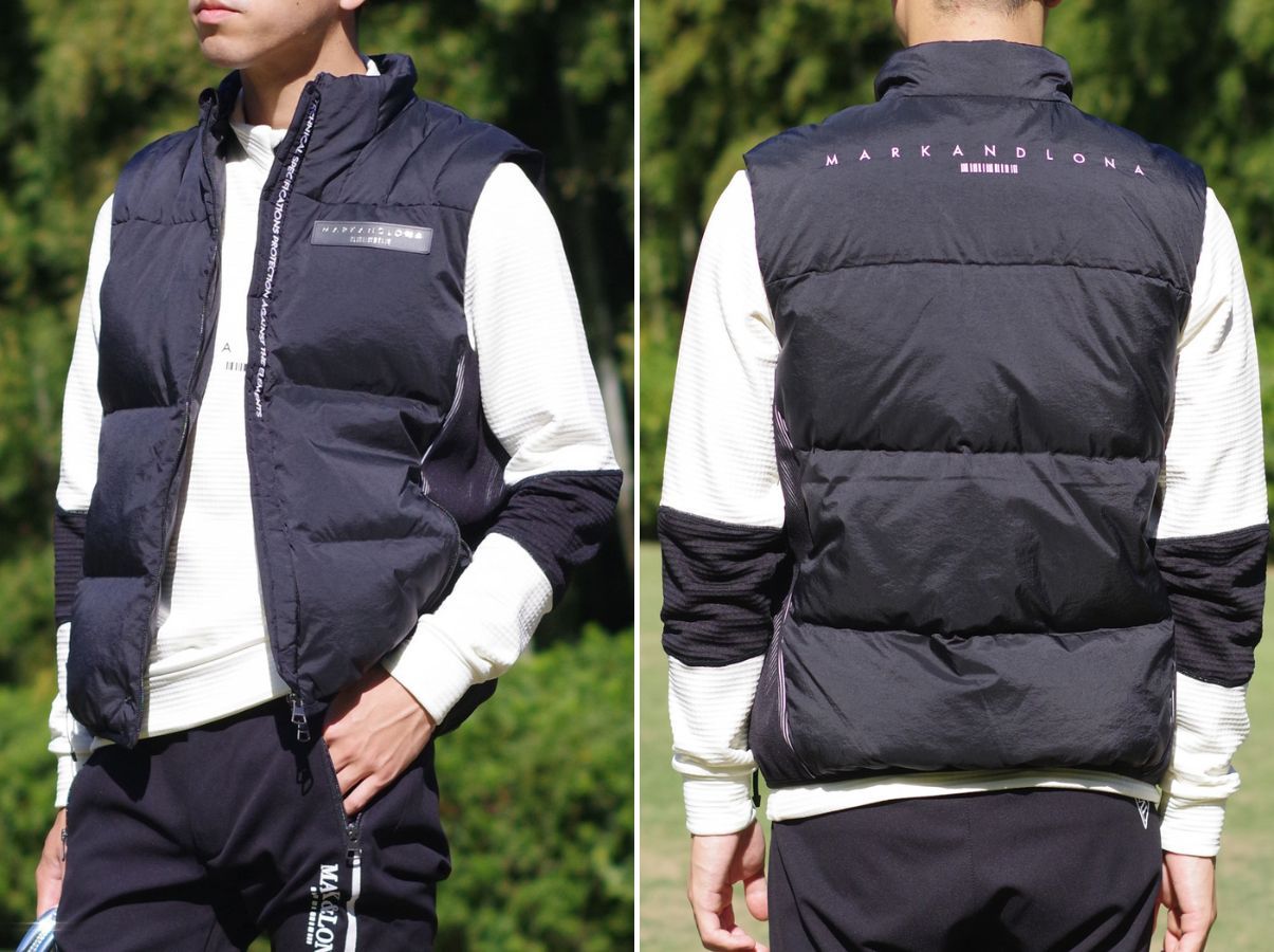 MARK&LONA】 冬ゴルフに最適！お洒落で暖かなダウンベスト特集