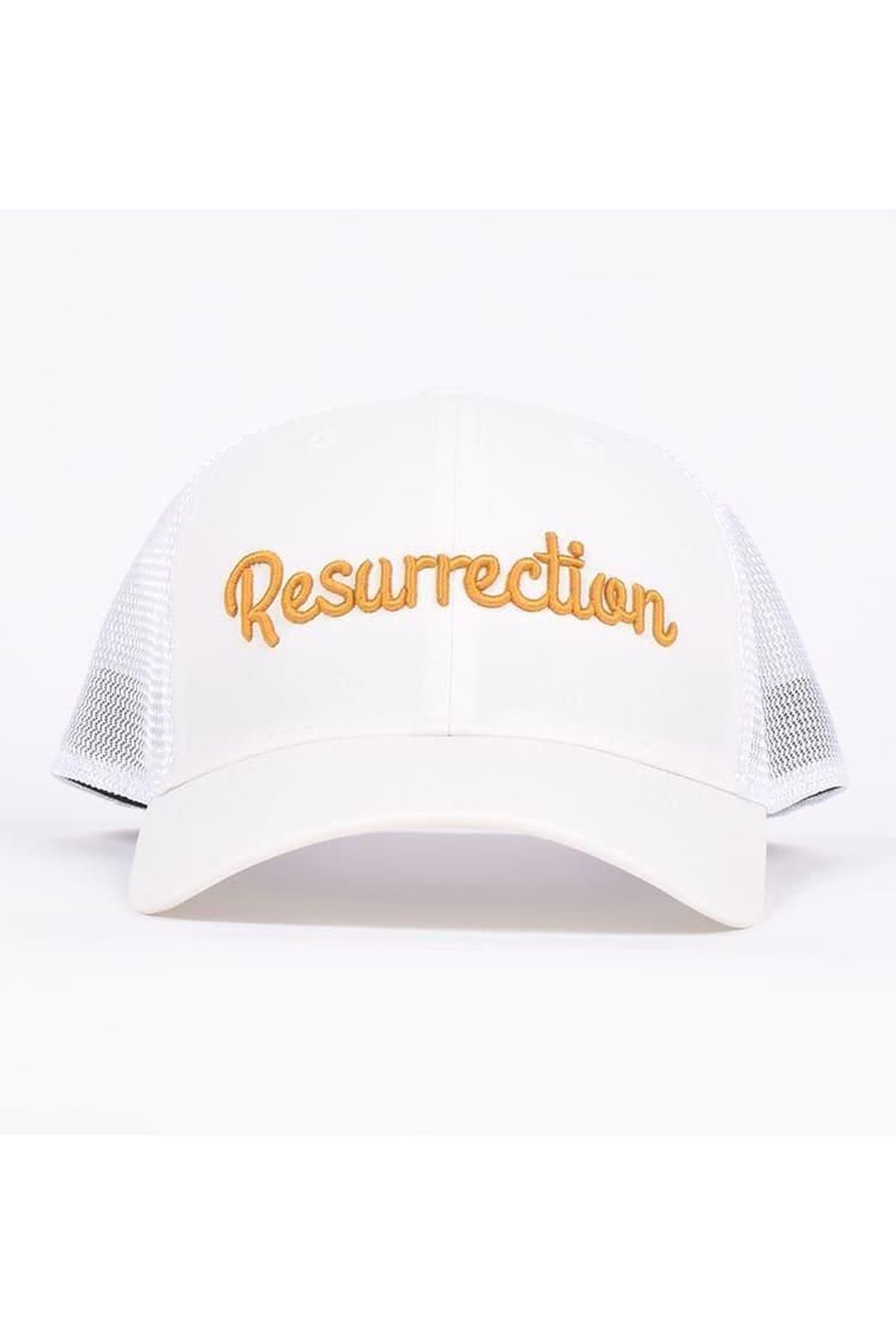 Resurrection - GM EMBOSS MESH CAP / ブランドロゴ刺繍 エンボス