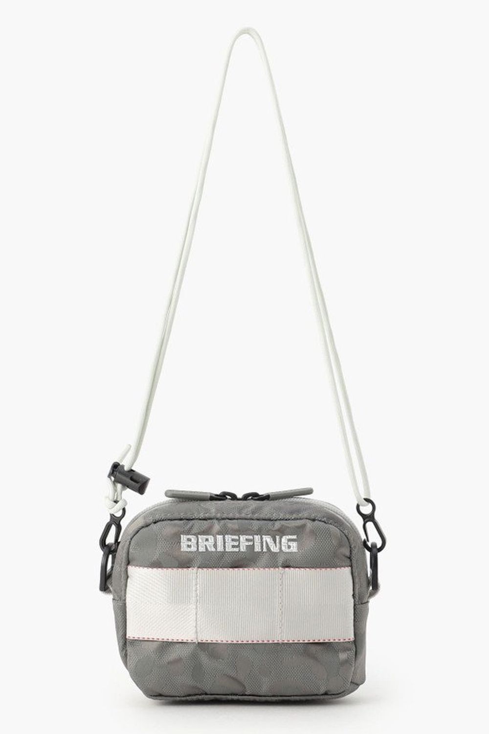 BRIEFING - 3WAY POUCH LEOPARD JQ / レオパード 3WAYポーチ (グレー