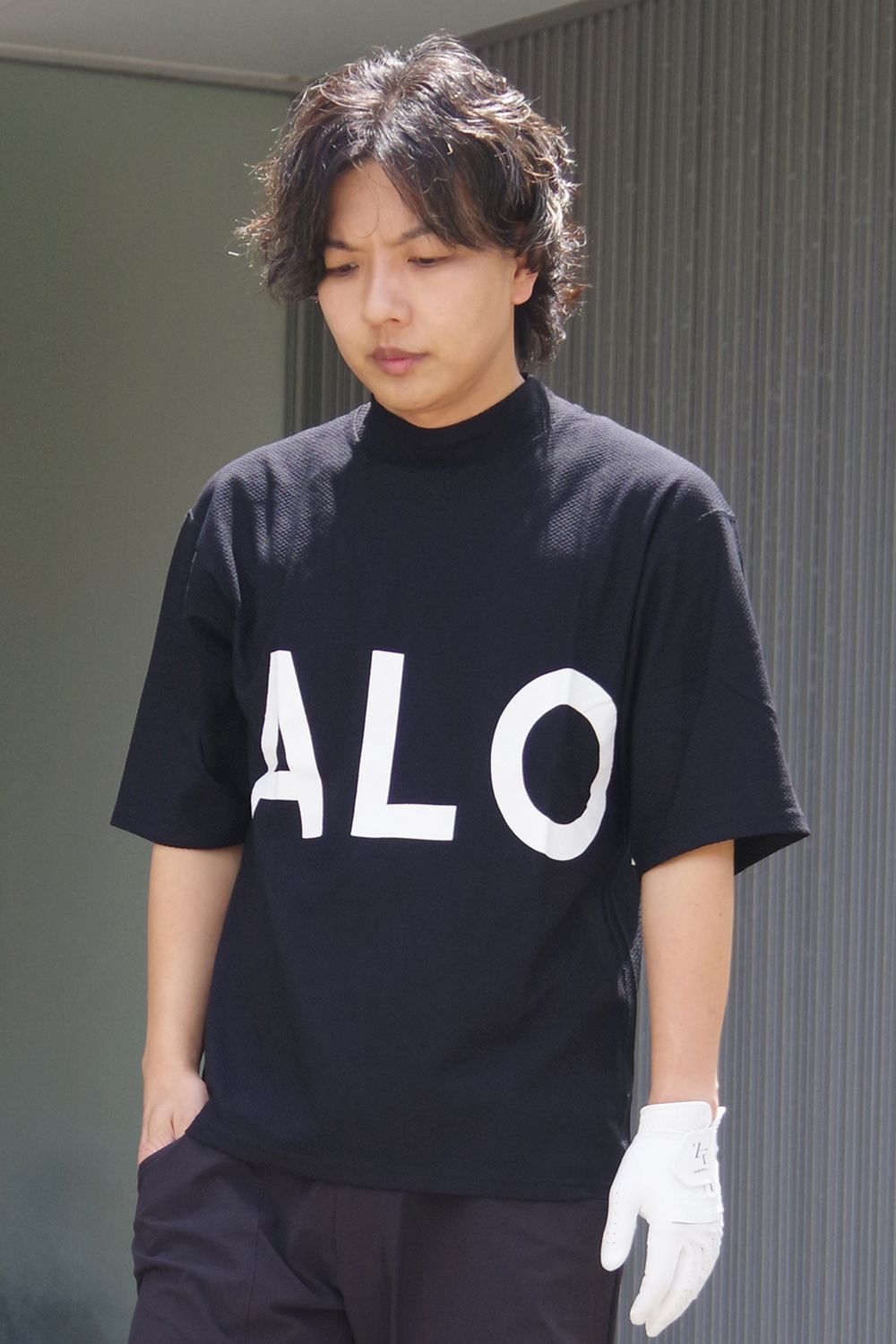 SALVAGE PUBLIC Kolepa - BIG ALOHA HAKU KNIT MOCKNECK S/S / ビッグ