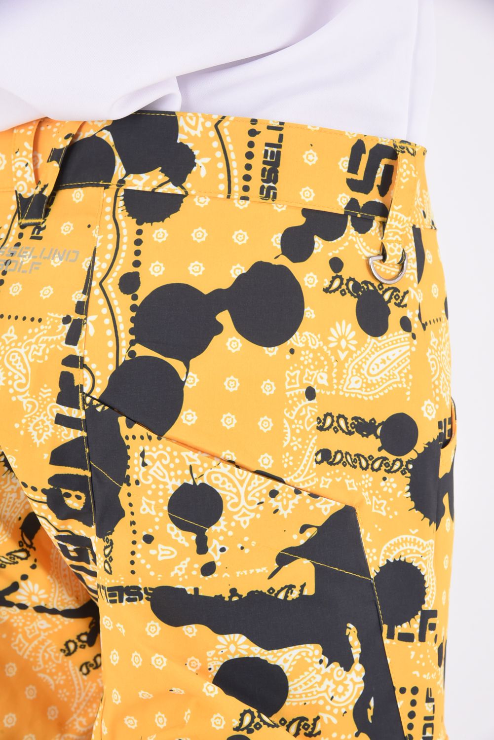 RUSSELUNO - CARGO SHORTS / バンダナ柄 6ホールアイレットデザイン