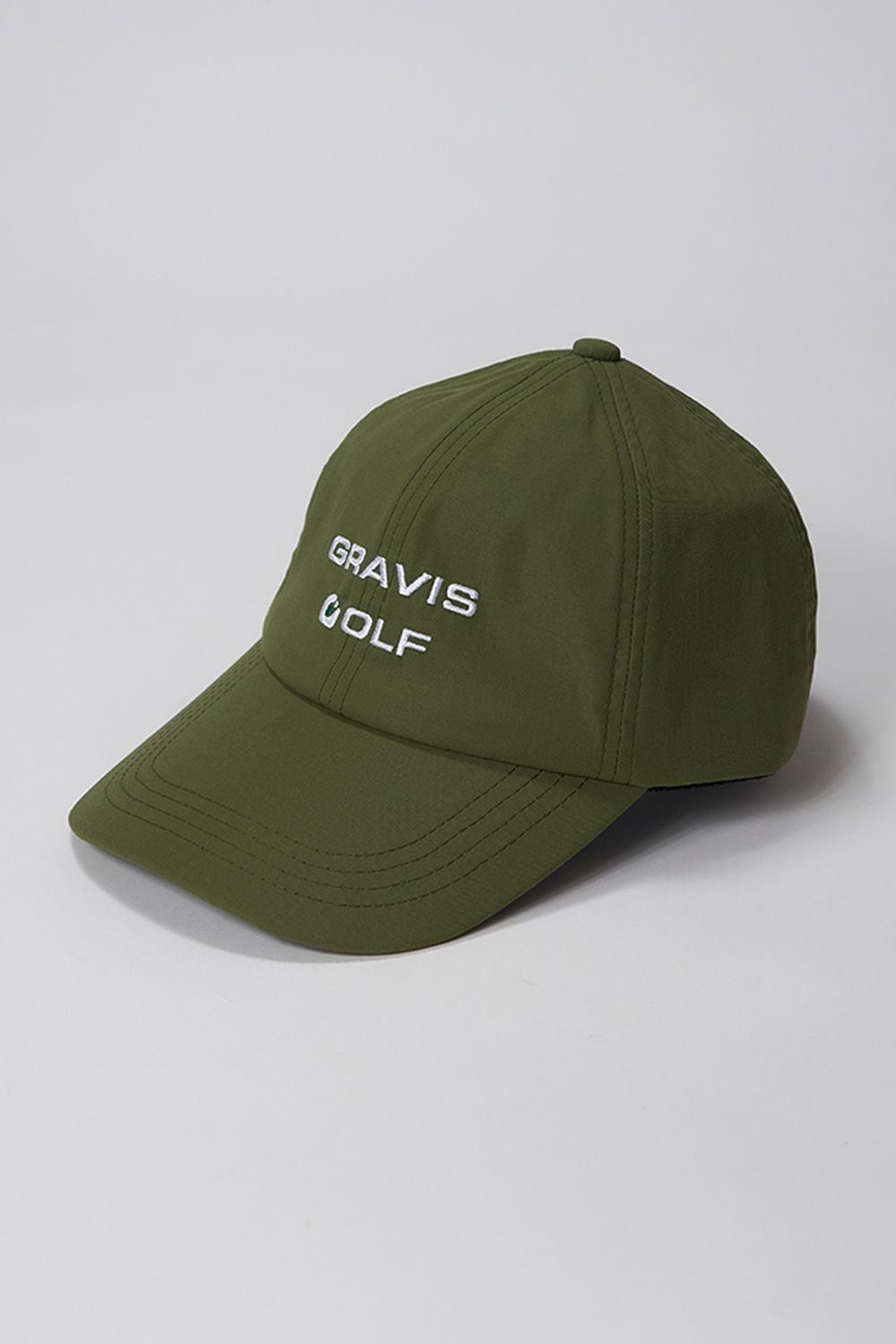 gravis golf - CAP / 刺繍ロゴ 6パネルキャップ (ブラック) | GOSSIP GOLF