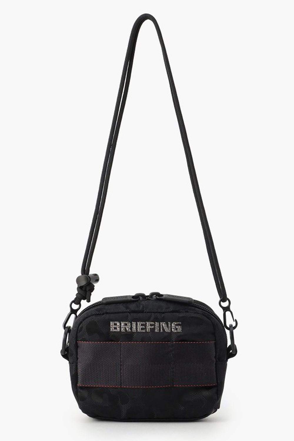 BRIEFING - 3WAY POUCH LEOPARD JQ / レオパード 3WAYポーチ (グレー