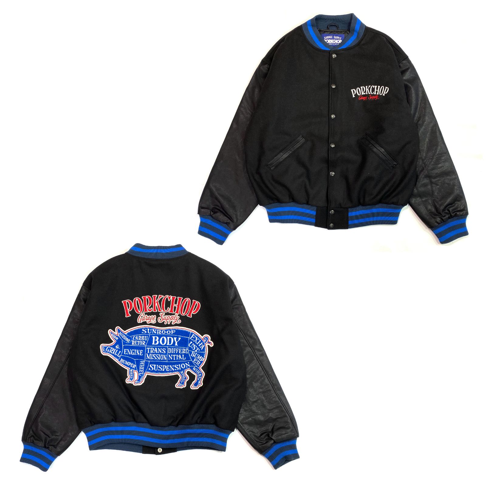 激レアBIG）SHADY Ltd.スタジアムジャンパースタジャンXXLブラック