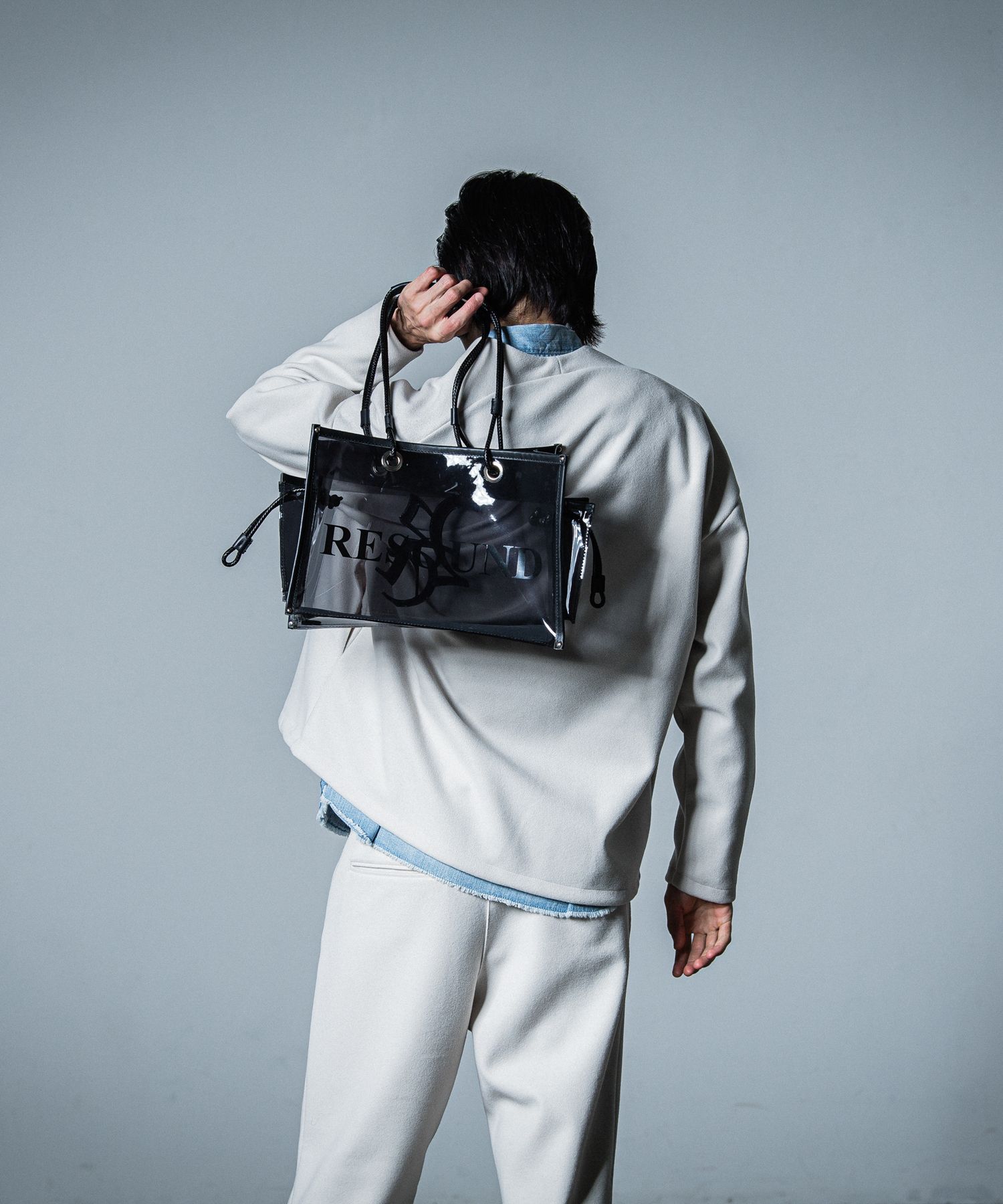 RESOUND CLOTHING - vermilion×RESOUND PVC TOTE BAG / RC33-BAG-002RV