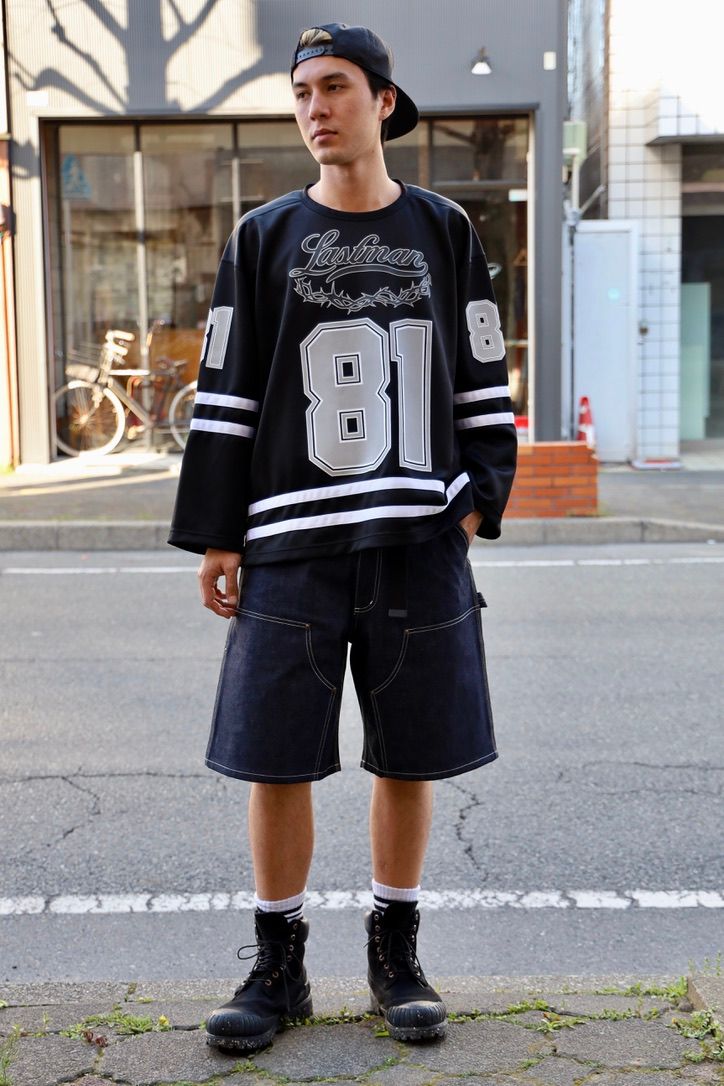 SAINT M×××××× - セントマイケル25SS デニムショーツRIGID DOUBLE KNEE