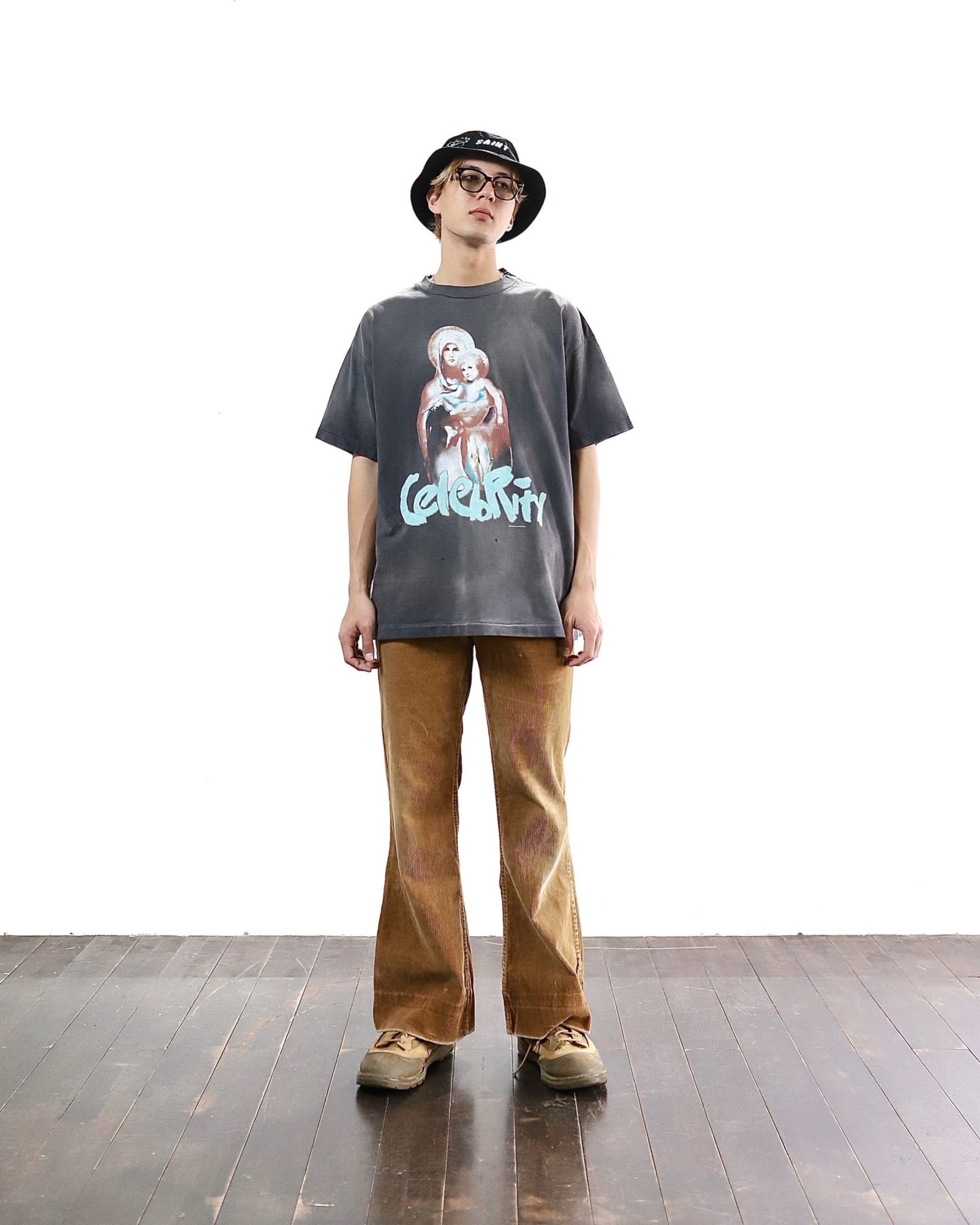 セントマイケル 24SS SAINT Mxxxxxx X SHERMER ACADEMY CELEBRITY T