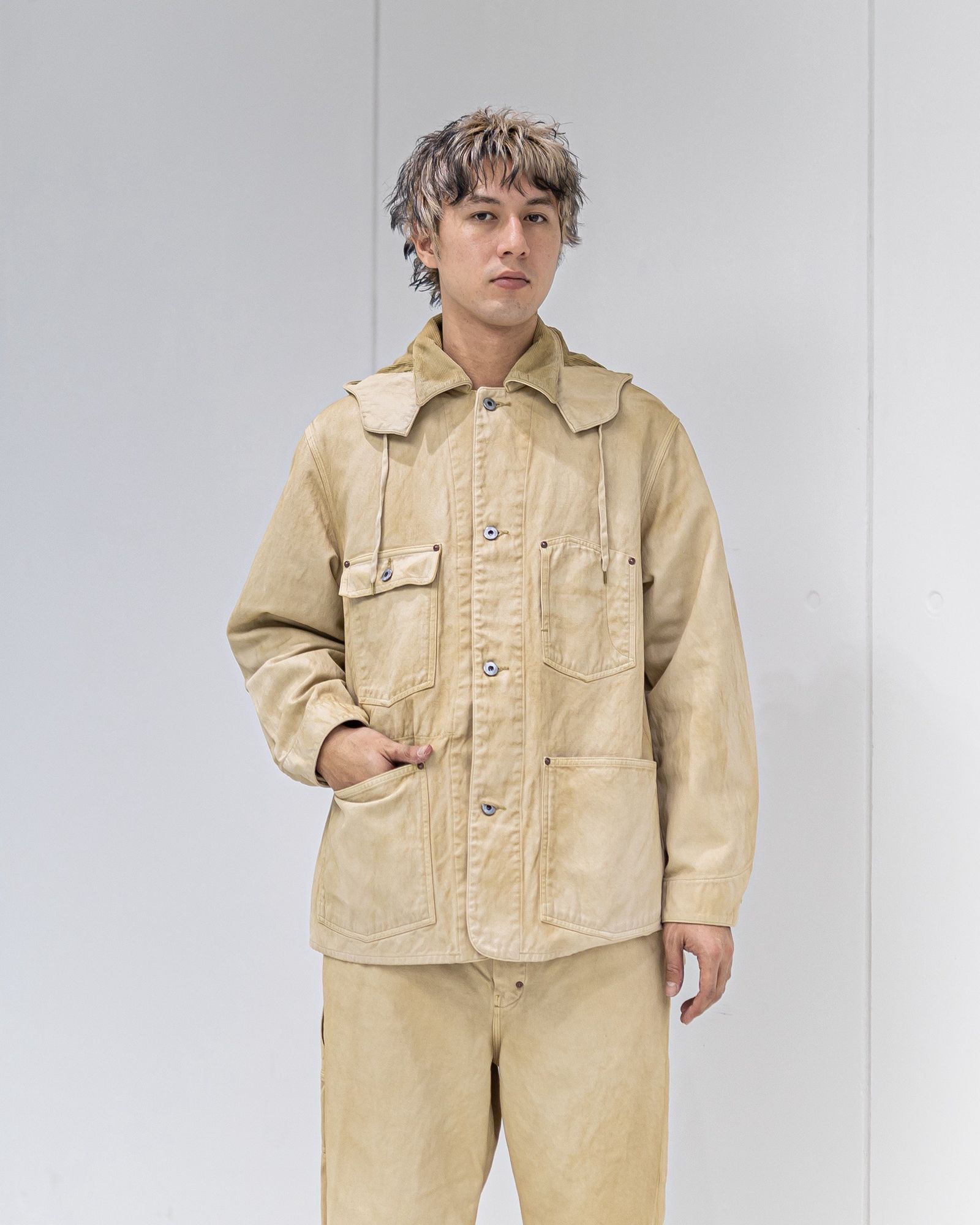 A.PRESSE - アプレッセ 2026 STYLE1 Vintage Silk Hemp Coverall