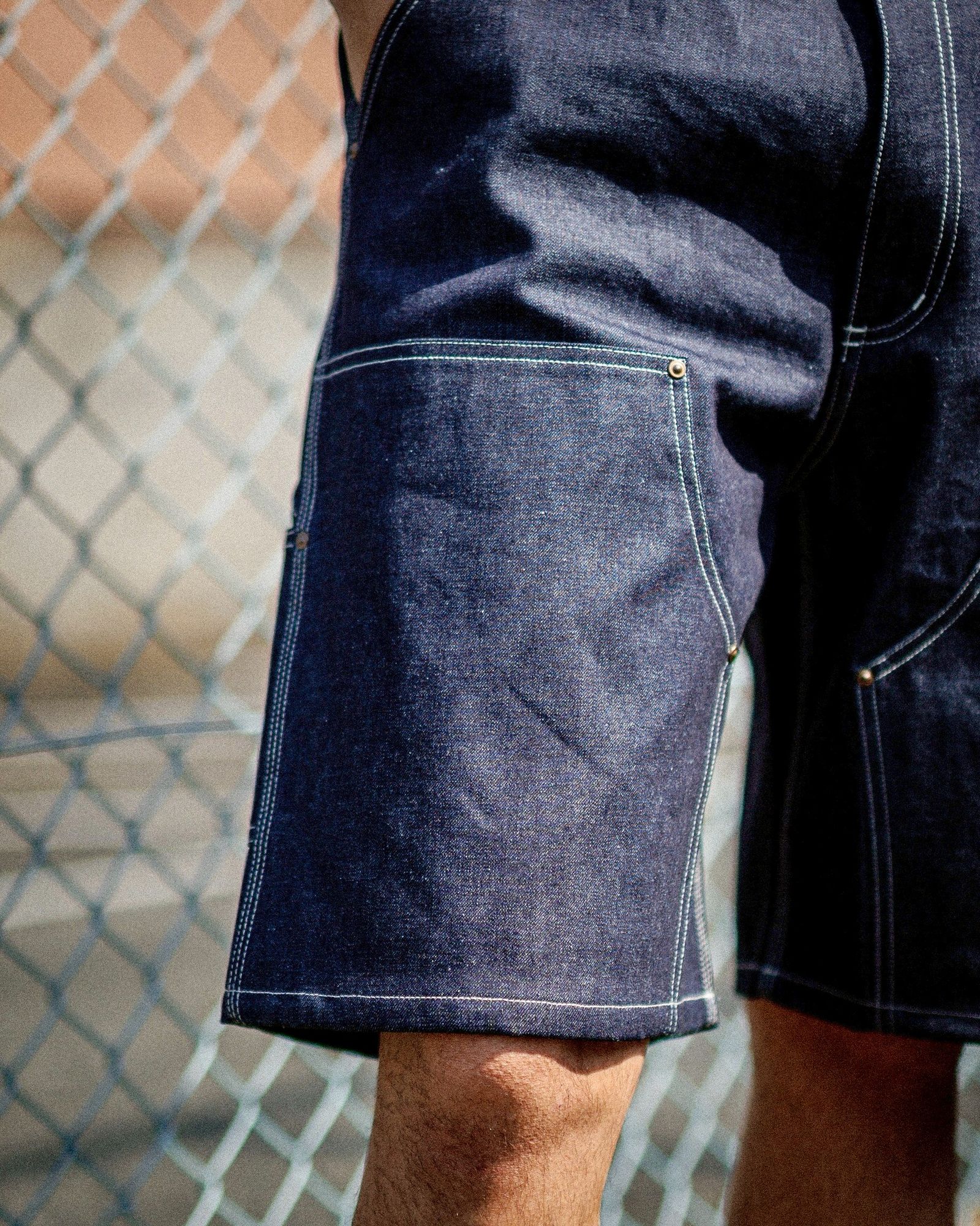 SAINT M×××××× - セントマイケル25SS デニムショーツRIGID DOUBLE KNEE