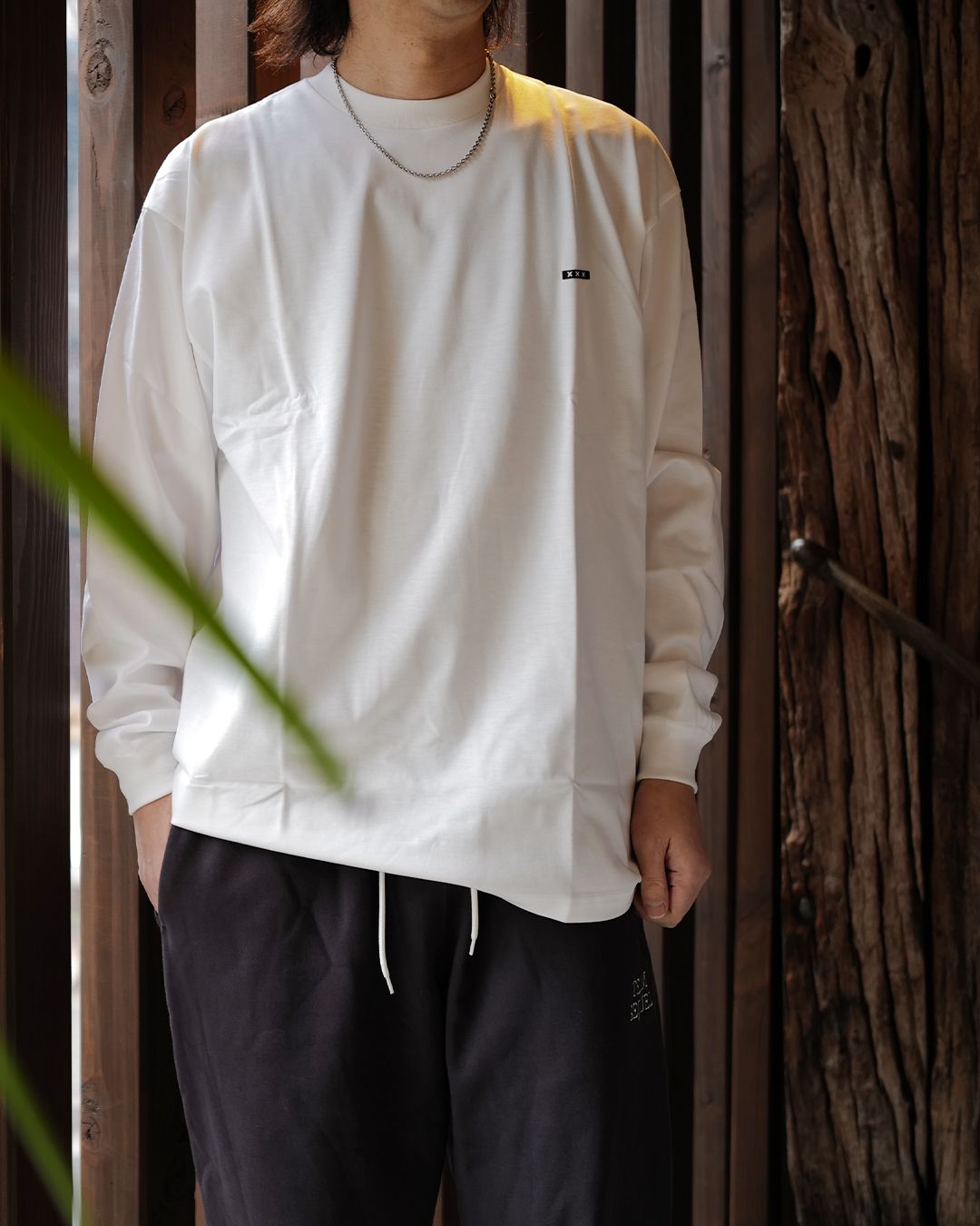 GOD SELECTION XXX - GX-A26-LT-07 LONG SLEEVE T-SHIRT WHITE | River