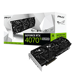中古】PNY GeForce RTX 4070 Ti SUPER 16GB VERTO OC 3FAN